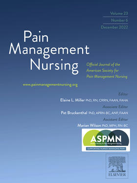  Pain Management Nursing | Zeitschrift |  Sack Fachmedien