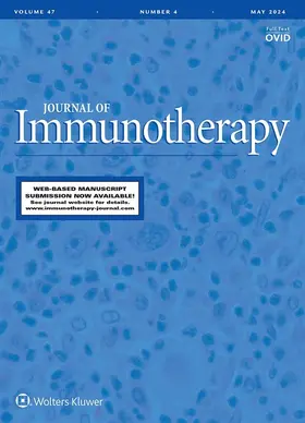  Journal of Immunotherapy | Zeitschrift |  Sack Fachmedien