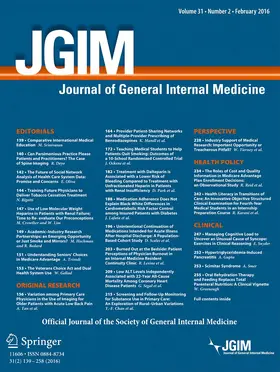  Journal of General Internal Medicine | Zeitschrift |  Sack Fachmedien