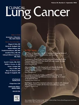 Editor-in-Chief: David R. Gandara, MD |  Clinical Lung Cancer | Zeitschrift |  Sack Fachmedien