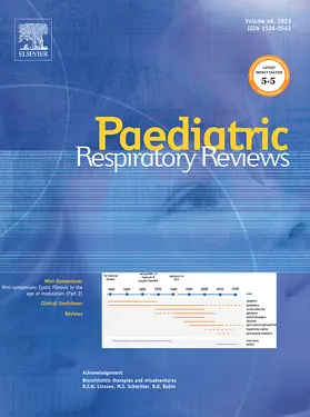  Paediatric Respiratory Reviews | Zeitschrift |  Sack Fachmedien