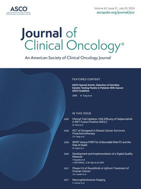 Journal of Clinical Oncology | American Society of Clinical Oncology | Zeitschrift | sack.de