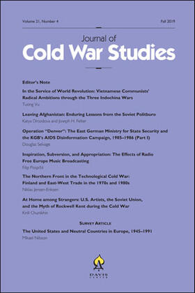  Journal of Cold War Studies | Zeitschrift |  Sack Fachmedien