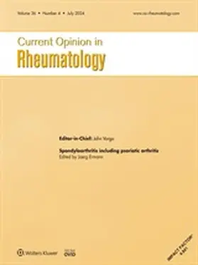  Current Opinion in Rheumatology | Zeitschrift |  Sack Fachmedien