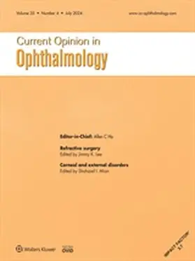  Current Opinion in Ophthalmology | Zeitschrift |  Sack Fachmedien