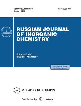 Editor-in-Chief: Nikolai T. Kuznetsov |  Russian Journal of Inorganic Chemistry | Zeitschrift |  Sack Fachmedien