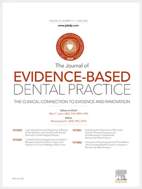  Journal of Evidence-Based Dental Practice | Zeitschrift |  Sack Fachmedien