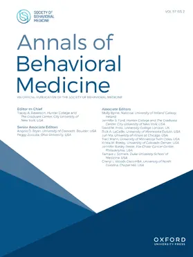  Annals of Behavioral Medicine | Zeitschrift |  Sack Fachmedien