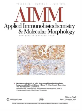  Applied Immunohistochemistry & Molecular Morphology | Zeitschrift |  Sack Fachmedien