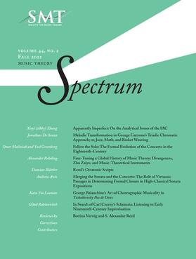  Music Theory Spectrum | Zeitschrift |  Sack Fachmedien