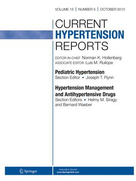  Current Hypertension Reports | Zeitschrift |  Sack Fachmedien