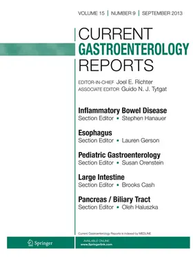  Current Gastroenterology Reports | Zeitschrift |  Sack Fachmedien