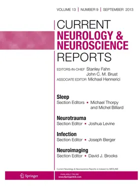  Current Neurology and Neuroscience Reports | Zeitschrift |  Sack Fachmedien