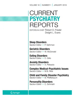  Current Psychiatry Reports | Zeitschrift |  Sack Fachmedien