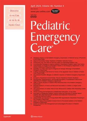 Pediatric Emergency Care | Lippincott | Zeitschrift | sack.de