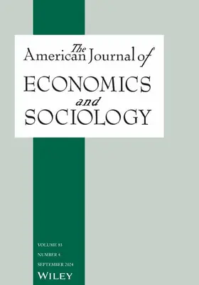  The American Journal of Economics and Sociology | Zeitschrift |  Sack Fachmedien