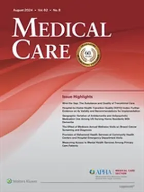 Medical Care | Lippincott | Zeitschrift | sack.de