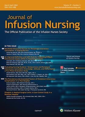 Journal of Infusion Nursing | Lippincott | Zeitschrift | sack.de