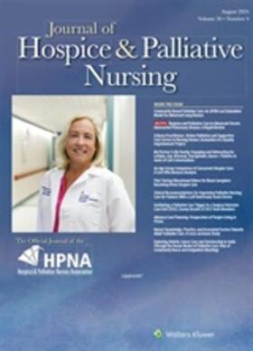  Journal of Hospice & Palliative Nursing | Zeitschrift |  Sack Fachmedien
