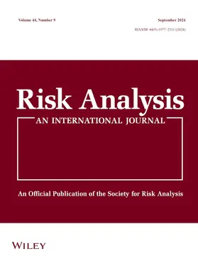  Risk Analysis | Zeitschrift |  Sack Fachmedien