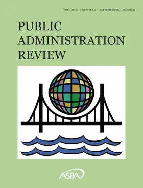  Public Administration Review | Zeitschrift |  Sack Fachmedien