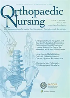  Orthopaedic Nursing | Zeitschrift |  Sack Fachmedien