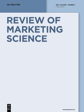 Review of Marketing Science | De Gruyter | Zeitschrift | sack.de