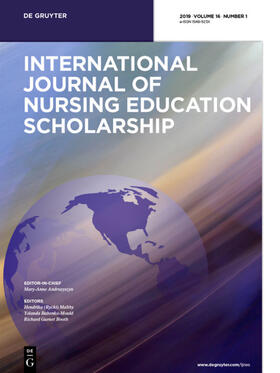 Editor-in-Chief: Andrusyszyn, Mary-Anne / Hrsg. v. Goldenberg, Dolly / Cragg, Betty / Maltby, Hendrika J. / McWilliam, Carol / Babenko-Mould, Yolanda |  International Journal of Nursing Education Scholarship | Zeitschrift |  Sack Fachmedien