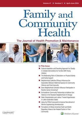  Family & Community Health | Zeitschrift |  Sack Fachmedien