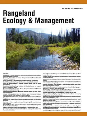  Rangeland Ecology & Management | Zeitschrift |  Sack Fachmedien