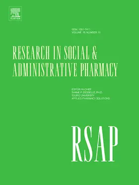  Research in Social and Administrative Pharmacy | Zeitschrift |  Sack Fachmedien