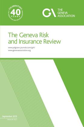 The Geneva Risk and Insurance Review | Palgrave Macmillan | Zeitschrift | sack.de