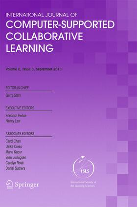  International Journal of Computer-Supported Collaborative Learning | Zeitschrift |  Sack Fachmedien