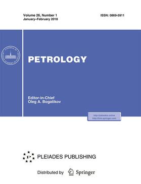 Editor-in-Chief: Oleg A. Bogatikov |  Petrology | Zeitschrift |  Sack Fachmedien