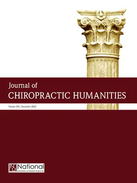  Journal of Chiropractic Humanities | Zeitschrift |  Sack Fachmedien