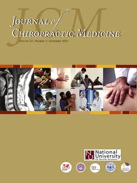  Journal of Chiropractic Medicine | Zeitschrift |  Sack Fachmedien