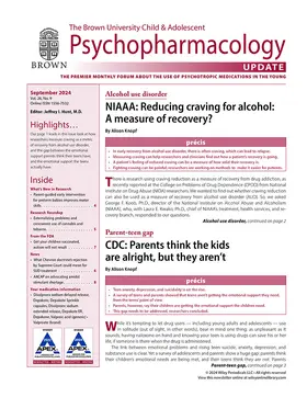  The Brown University Child & Adolescent Psychopharmacology Update | Zeitschrift |  Sack Fachmedien