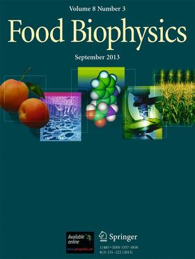 Editor-in-Chief: Qixin Zhong |  Food Biophysics | Zeitschrift |  Sack Fachmedien