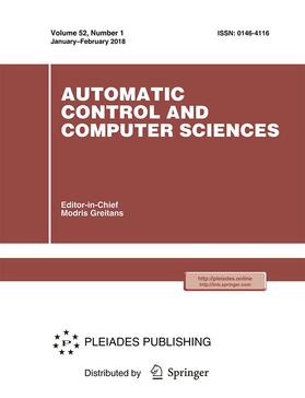  Automatic Control and Computer Sciences | Zeitschrift |  Sack Fachmedien
