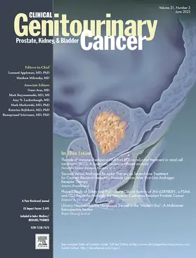 Editor-in-Chief: Oliver Sartor, MD |  Clinical Genitourinary Cancer | Zeitschrift |  Sack Fachmedien