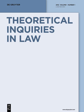 Editor-in-Chief: Klement, Alon |  Theoretical Inquiries in Law | Zeitschrift |  Sack Fachmedien
