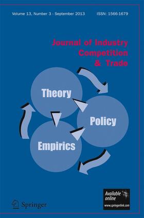 Coordinating Editor: Kai Hüschelrath |  Journal of Industry, Competition and Trade | Zeitschrift |  Sack Fachmedien