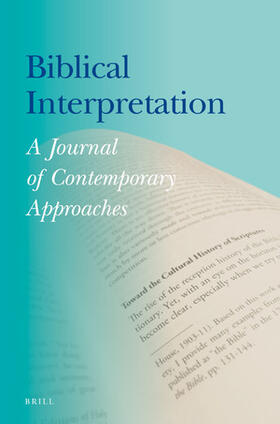 Biblical Interpretation | Brill | Zeitschrift | sack.de