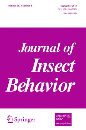 Editors-in-Chief: R. Carde / J. Allison |  Journal of Insect Behavior | Zeitschrift |  Sack Fachmedien