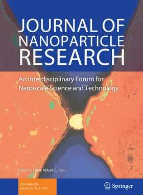 Editor-in-Chief: Mihail C. Roco |  Journal of Nanoparticle Research | Zeitschrift |  Sack Fachmedien