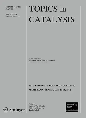 Editor-in-Chief: H.-J. Freund / G.A. Somorjai |  Topics in Catalysis | Zeitschrift |  Sack Fachmedien