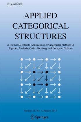 Editor-in-Chief: Maria M. Clementino |  Applied Categorical Structures | Zeitschrift |  Sack Fachmedien