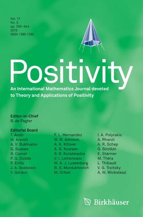  Positivity | Zeitschrift |  Sack Fachmedien