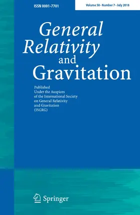 Editors-in-Chief: A. Ashtekar / R. Maartens |  General Relativity and Gravitation | Zeitschrift |  Sack Fachmedien