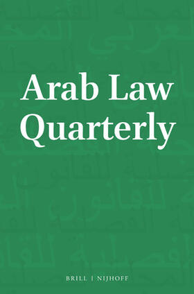 Arab Law Quarterly | Brill | Zeitschrift | sack.de